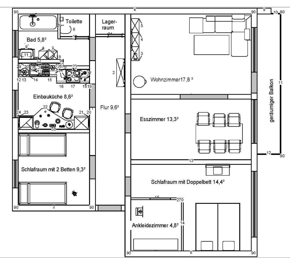 Ferienwohnung Friedenau Steinfurt Esterno foto